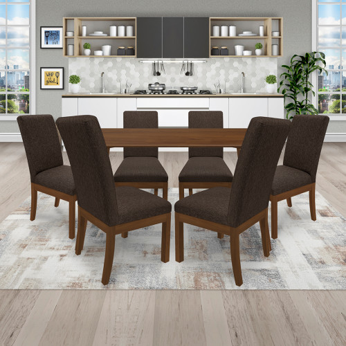 Juego de Comedor 6P (140) Cris Danny 6 Sillas